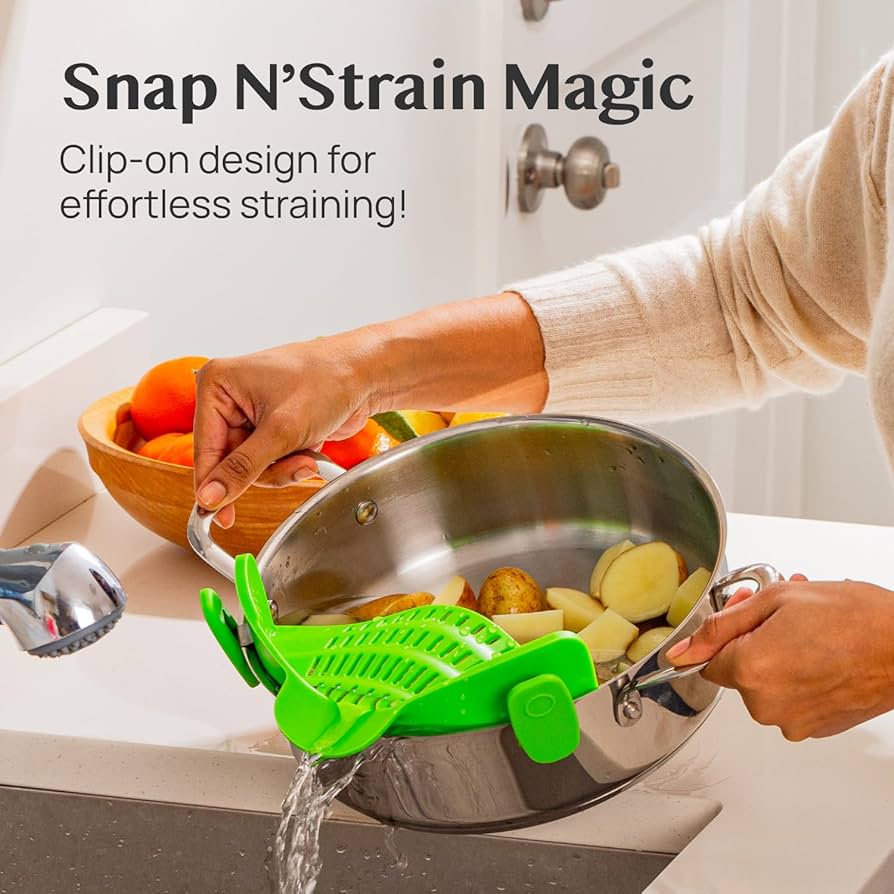 Clip-On Pot Strainer